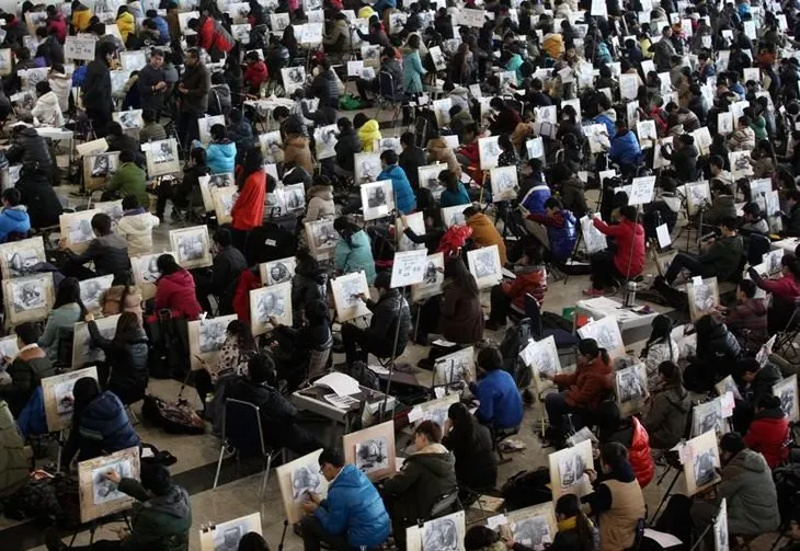 Çin’deki üniversite sınavından 22 çarpıcı kare