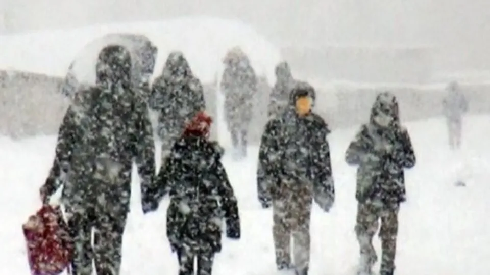 25 kentte eğitime kar engeli