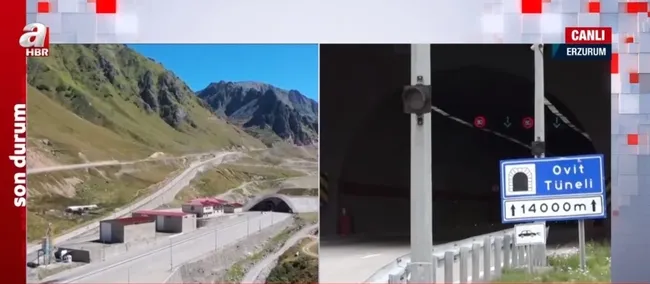 Rize-Erzurum yolu artık 12 ay açık! Ovit Tüneli hizmete girdi yılda 15,5 milyon TL tasarruf sağlandı