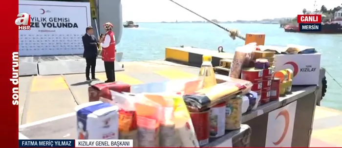 Türkiye'den Gazze'ye yeni yardım sevkiyatı! Yardımlar içeriye girebiliyor mu? Kızılay Genel Başkanı Fatma Meriç Yılmaz A Haber'de anlattı - 3