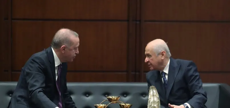 Son dakika: İnsan Hakları Eylem Planı Toplantısı sonrası sürpriz görüşme! Başkan Erdoğan MHP lideri Bahçeli ile bir araya geldi