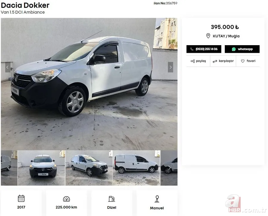 500 bin TL'si olana garantili ikinci el araç! Hyundai, Fiat, Peugeot, Renault, Ford, Citroen, Volkswagen mollerinin fiyatı ne kadar? 23