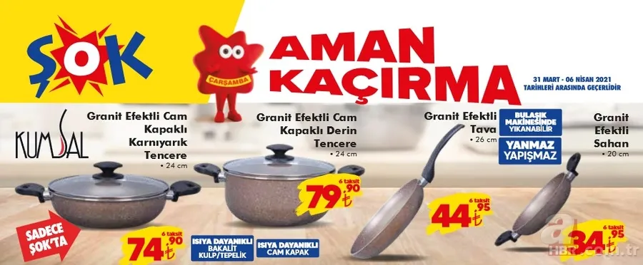 ŞOK 31 Mart 2021 aktüel ürünler kataloğu: Ramazan'a özel sürpriz ürünler! ŞOK'ta bu hafta neler var? 14