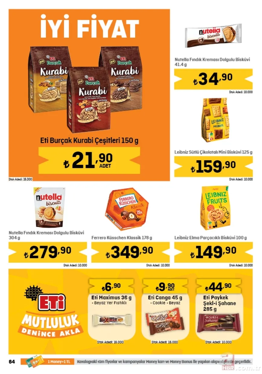 Migros 13 Mayıs indirim kataloğu yayınladı! 2,5KG Baldo Pirinç 134,00 TL, Tekirdağ Köfte 135,95 TL, 5GK Un 68,95 TL, Tuvalet Kağıdı 32’li 199,95 TL’ye satışta 19