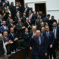 Başkan Erdoğan partilileri selamladı! O anlar böyle görüntülendi...