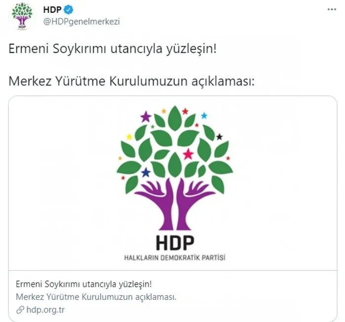 Son dakika: HDP'den sözde soykırım ile ilgili skandal bildiri! İletişim Başkanı Fahrettin Altun: İttifak içinde olduğunuz partiler ne yapacak? - 5