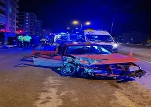 Çorum’da iki otomobil çarpıştı: 4 yaralı