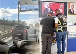 Ambulansa dakikalarca yol vermedi! Trafik magandasına ceza yağdı