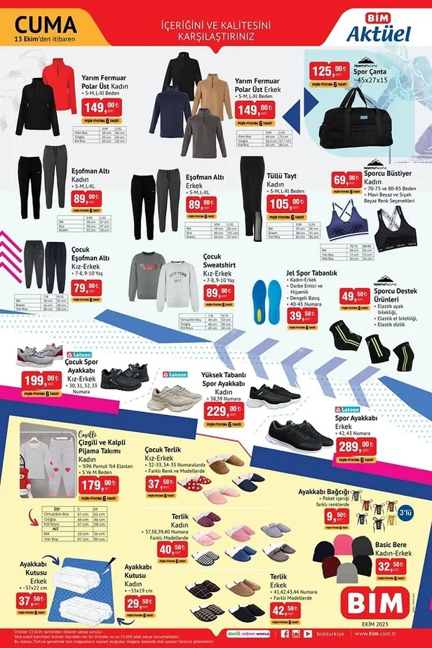 14 Ekim BİM aktüel ürünler kataloğu yayınlandı! BİM’e Multi Stepper, Masaj Aleti, Boks Torbası, Pilates Bandı 3’lü, eşofman takımı geliyor
