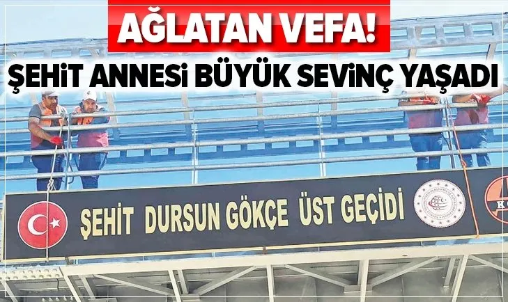 Ağlatan vefa! Şehit annesi büyük sevinç yaşadı...