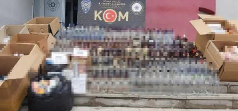 Adana'da 550 bin lira değerinde kaçak ürün ele geçirildi