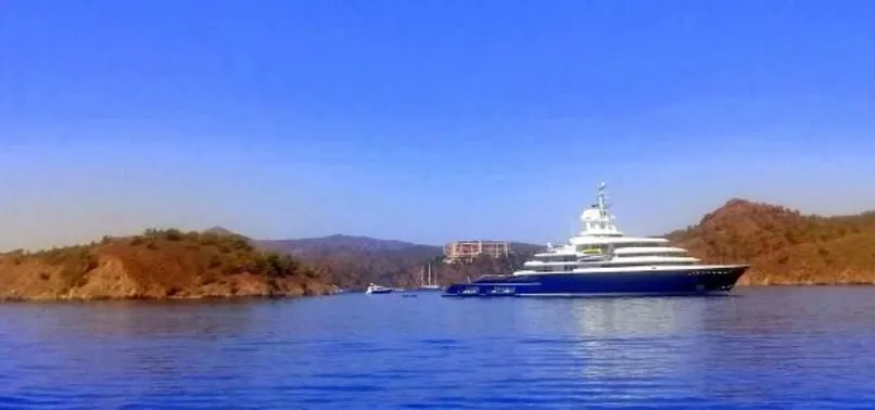 Rus milyarder ultra lüks yatıyla Marmaris'te