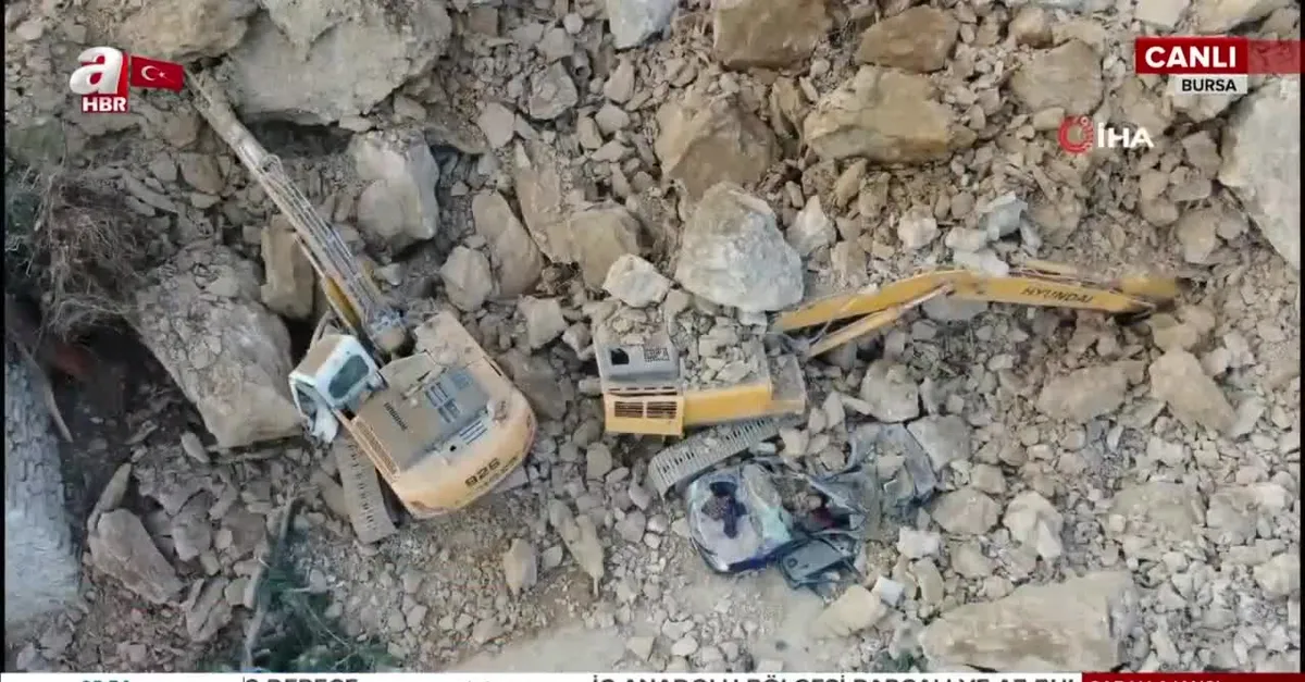 Bursa’da heyelan faciası: 1 kişi öldü