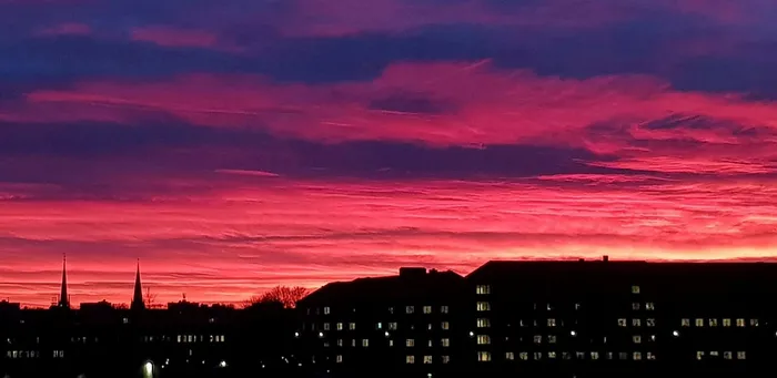 İsveç’in başkenti Stockholm’de Kuzey Işıkları gözlendi
