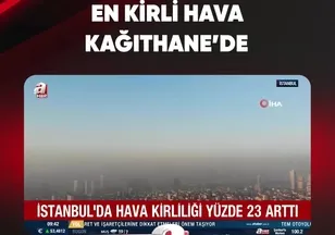 EN KİRLİ HAVA KAĞITHANE'DE