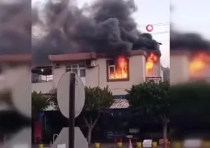 Hatay’da müstakil ev alevlere teslim oldu