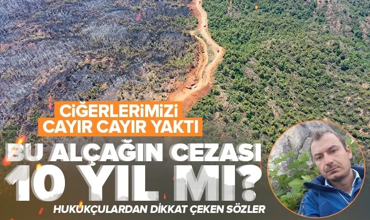 Marmaris’te ormanı yakan Sacit Ayhan’ın cezası ne olacak? Hukukçulardan dikkat çeken sözler: Bedeli 10 yıl