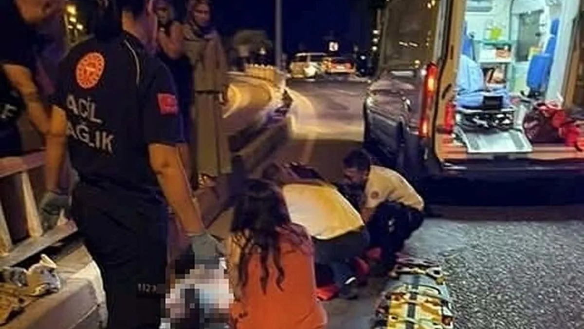 Kaza anında kaskı kafasından fırlayan kişi hayatını kaybetti