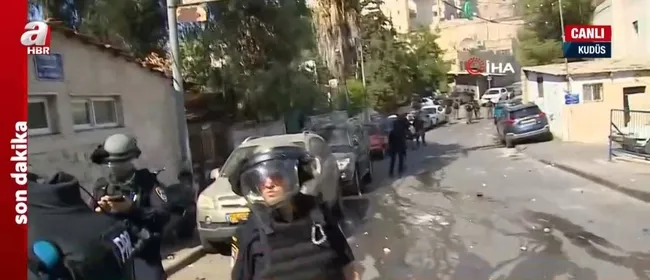 Kudüs’te kritik Cuma: İsrail namaz sonrası Müslümanlara gaz bombası attı! A Haber Mescid-i Aksa'da - 7
