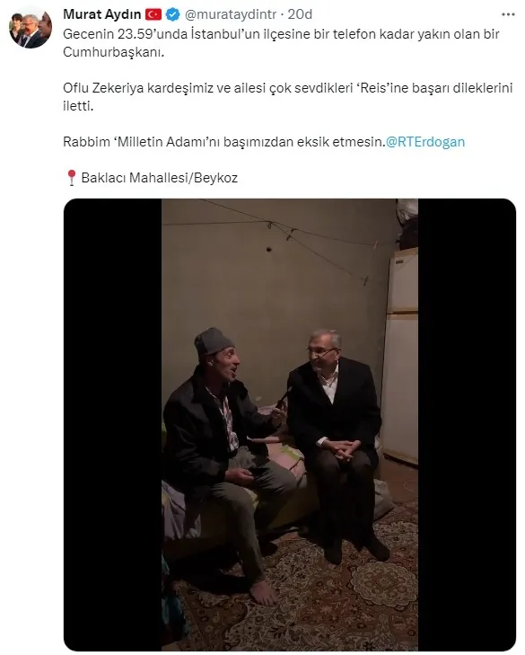 1681423355944.jpg Başkan Erdoğan Oflu Zekeriya isimli vatandaşla görüştü: Seçim için çok çok gayret - 3