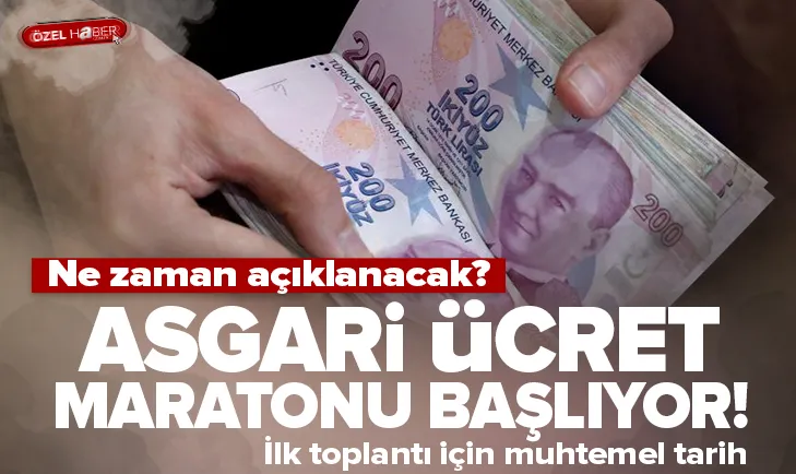 Asgari ücret için maraton başlıyor!