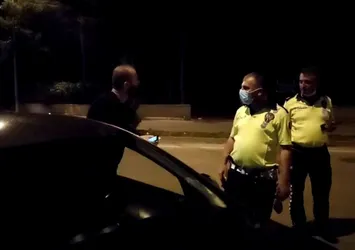 Alkollü sürücüden tuhaf yanıt: 2-3 bira içmişim evime gidiyorum yakaladınız çok güzel