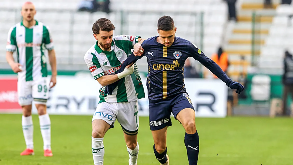 Konyaspor - Kasımpaşa maçında gol düellosu!