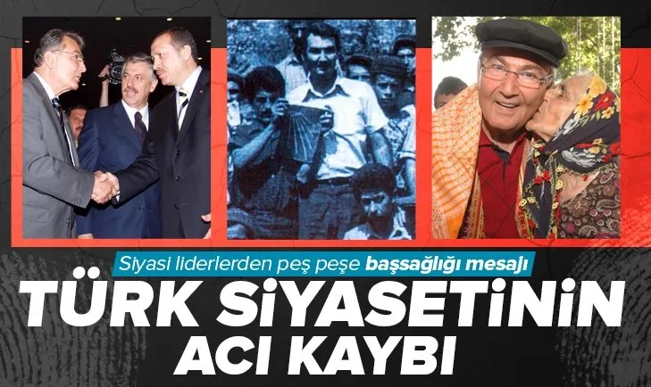 Türk siyasetinin acı kaybı! 85 yaşında hayatını kaybetti