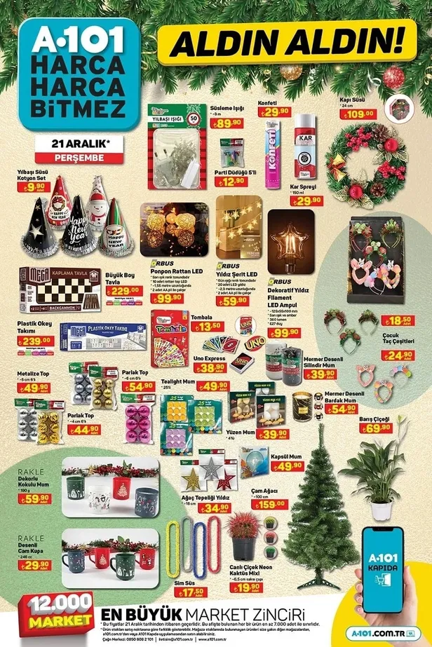 21 Aralık A101 aktüel ürünler kataloğu: Kahve makinesi, saç şekillendirici, mini fırın, epilasyon aleti, Saklama kabı uygun fiyattan satışta…