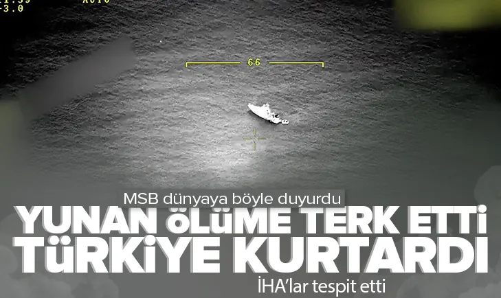 MSB İHAlar tespit etti diye duyurdu