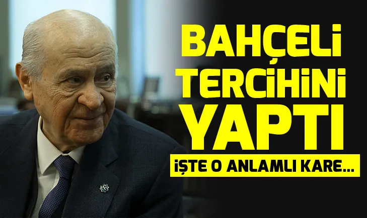 Devlet Bahçeli bu fotoğrafı seçti