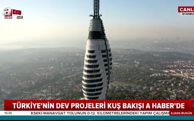 camlica televizyon kulesi ne zaman hizmete girecek istanbul un yeni sembolunu a haber goruntuledi