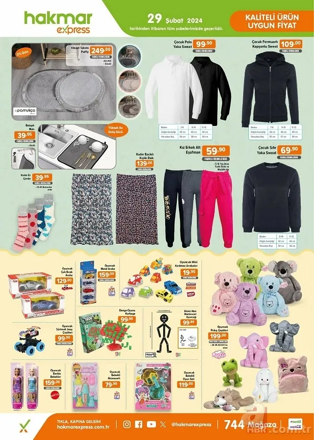 Hakmar’da Sıvıyağ, Un, Şeker, Pirinç, Tost Peyniri, Kırmızı et ve Kıymaya büyük indirim! (13-18 MART 2024) İNDİRİM KATALOĞU 14