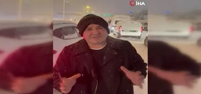 Kar nedeniyle yolda kalan Şafak Sezer isyan etti: 21 saattir yoldayım! Kendimi hastaneye atacağım