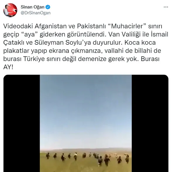 Son dakika: Van Valiliği’nden Sinan Oğan’ın paylaşımları hakkında flaş açıklama! O görüntüler Türkiye-İran sınırında çekilmedi