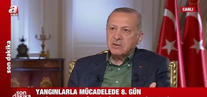 Başkan Recep Tayyip Erdoğan’dan ortak yayında A Haber’e özel son dakika açıklamaları