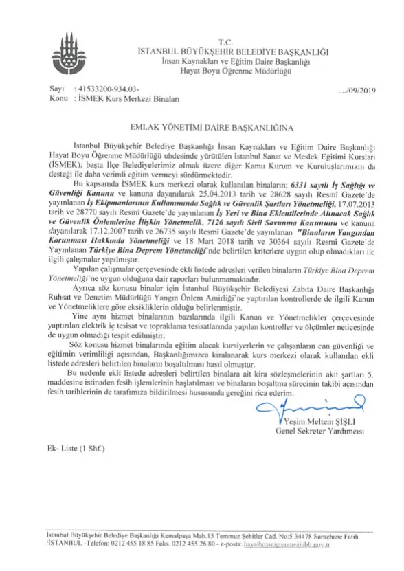 Gerçek dışı raporla İSMEK’leri kapatıyorlar! İBB’nin çürük dediği bina sağlam çıktı