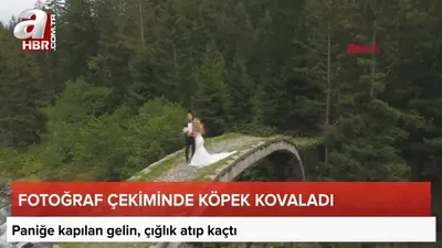 Panikle kaçan çift ne yapacağını şaşırdı