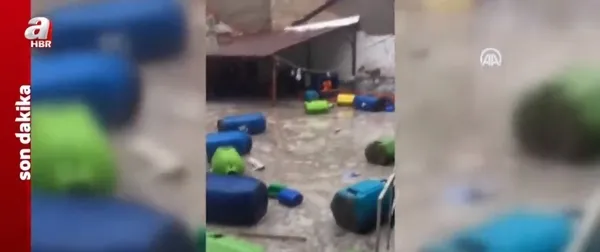 SON DAKİKA | Manisa Saruhanlı'da korkunç görüntü | Sağanak yağış sonrası su baskınları yaşandı - 3