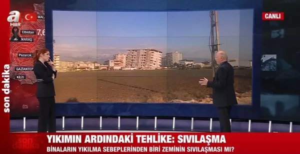 Yıkımın ardındaki tehlike: Sıvılaşma! Prof. Dr. Hüseyin Öztürk A Haber’de görüntüleriyle anlattı: Türkiye’de gördüğümüz en büyük sıvılaşma hikayesi
