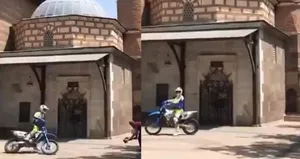 Türbe önündeki drift skandalına yetersiz ceza