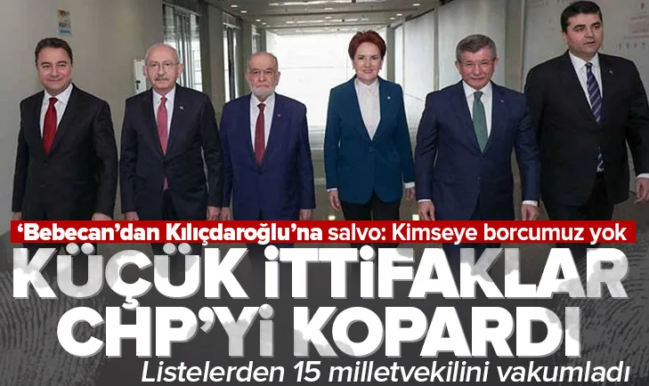 Babacan CHP’den koparabildiğini kopardı!