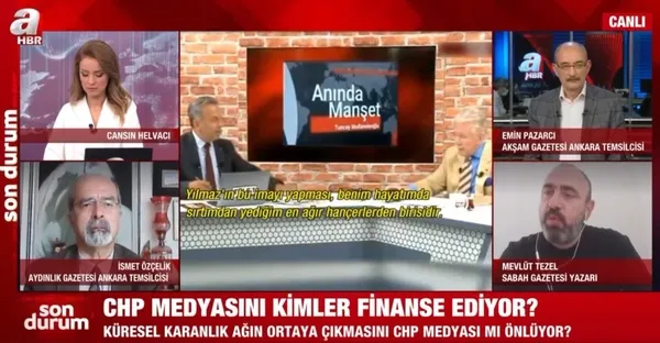 CHP medyasını kimler finanse ediyor? A Haber canlı yayınında dikkat çeken değerlendirme