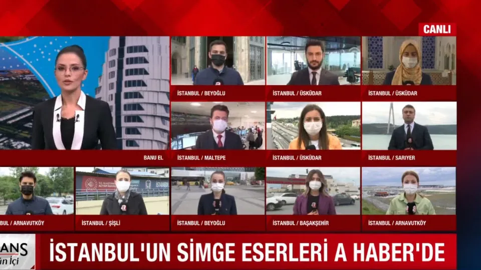 İstanbul'un simgeleri A Haber'de