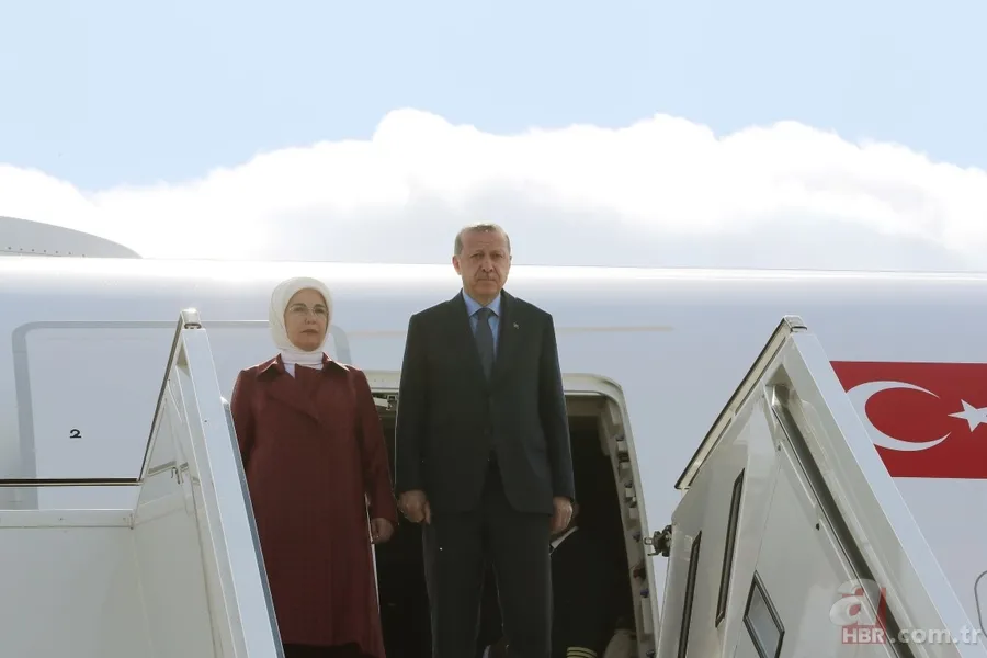 Başkan Recep Tayyip Erdoğan Almanya'da böyle karşılandı 25