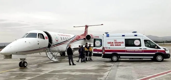 Uçak ambulanslar bebekler için havalandı