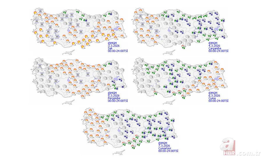 Meteoroloji saat vererek uyardı: Kar ve sağanak bir anda bastıracak! 6