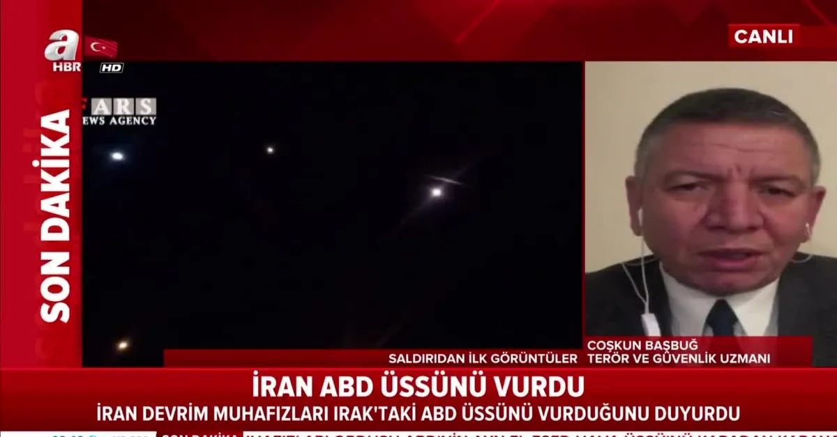 İran ABD'nin hava üssünü vurdu