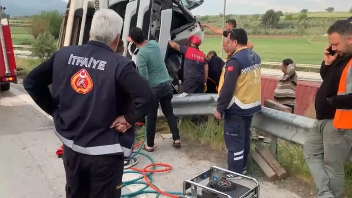 Osmaniye’de TIR şarampole devrildi: 1 ölü