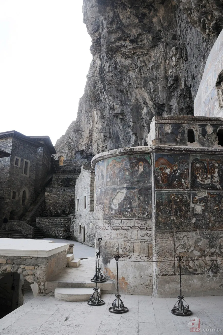 Sümela Manastırı`nın bilinmeyeni daha ortaya çıktı 12